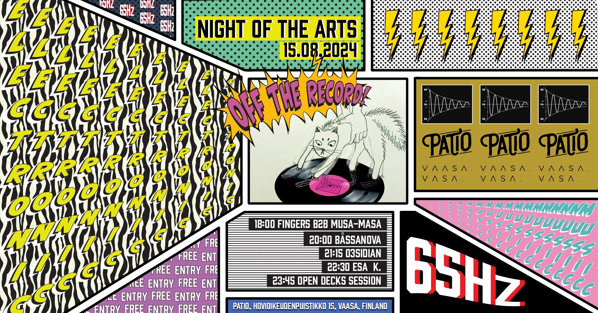 Night of The Arts: “OFF THE RECORDS!” – 15.08.2024