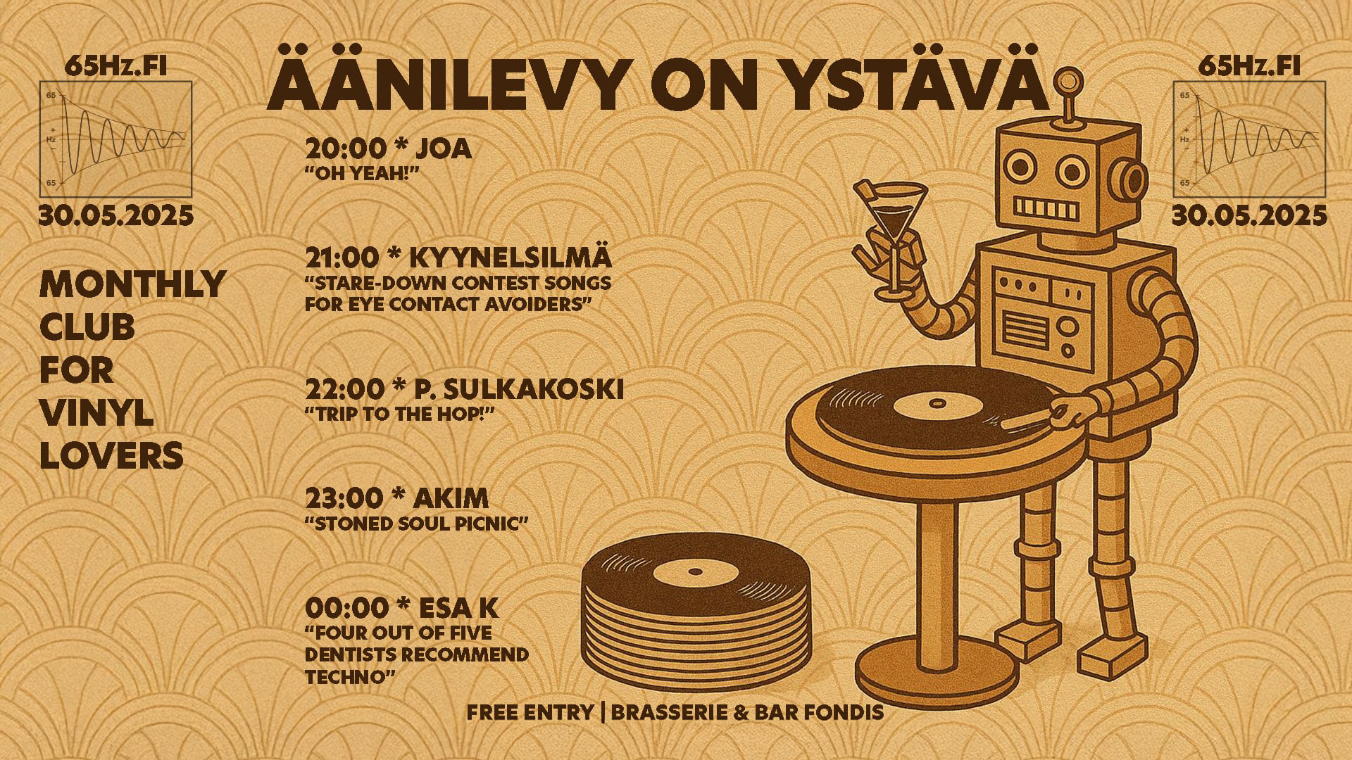 Äänilevy on Ystävä – 30.05.2025