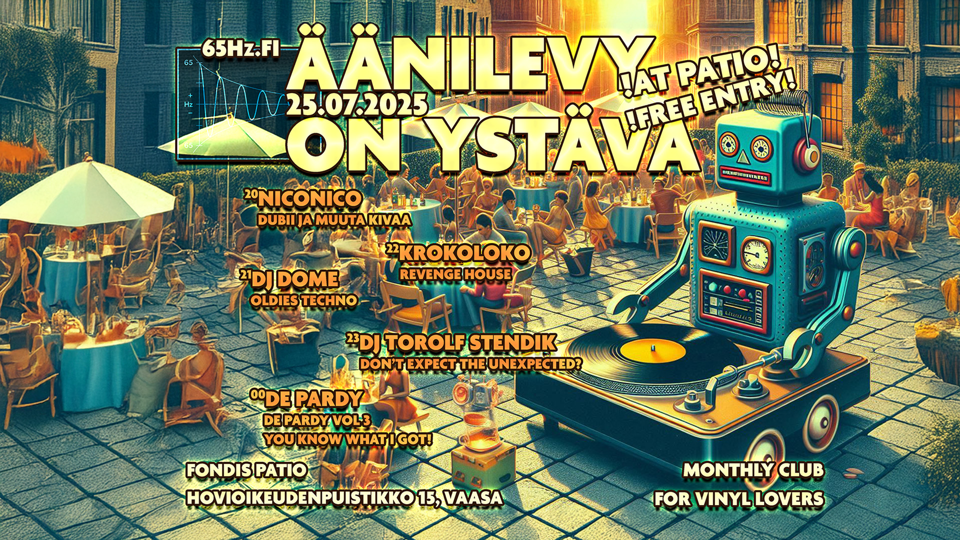 Äänilevy on ystävä – 25.07.2025