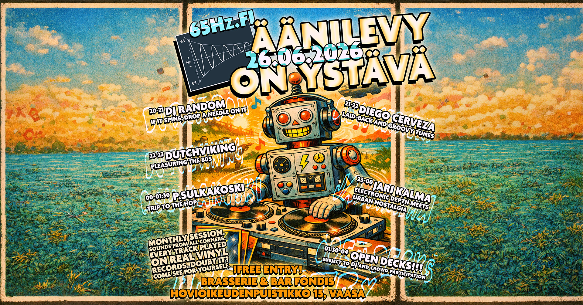 Äänilevy on ystävä – 26.6.2026