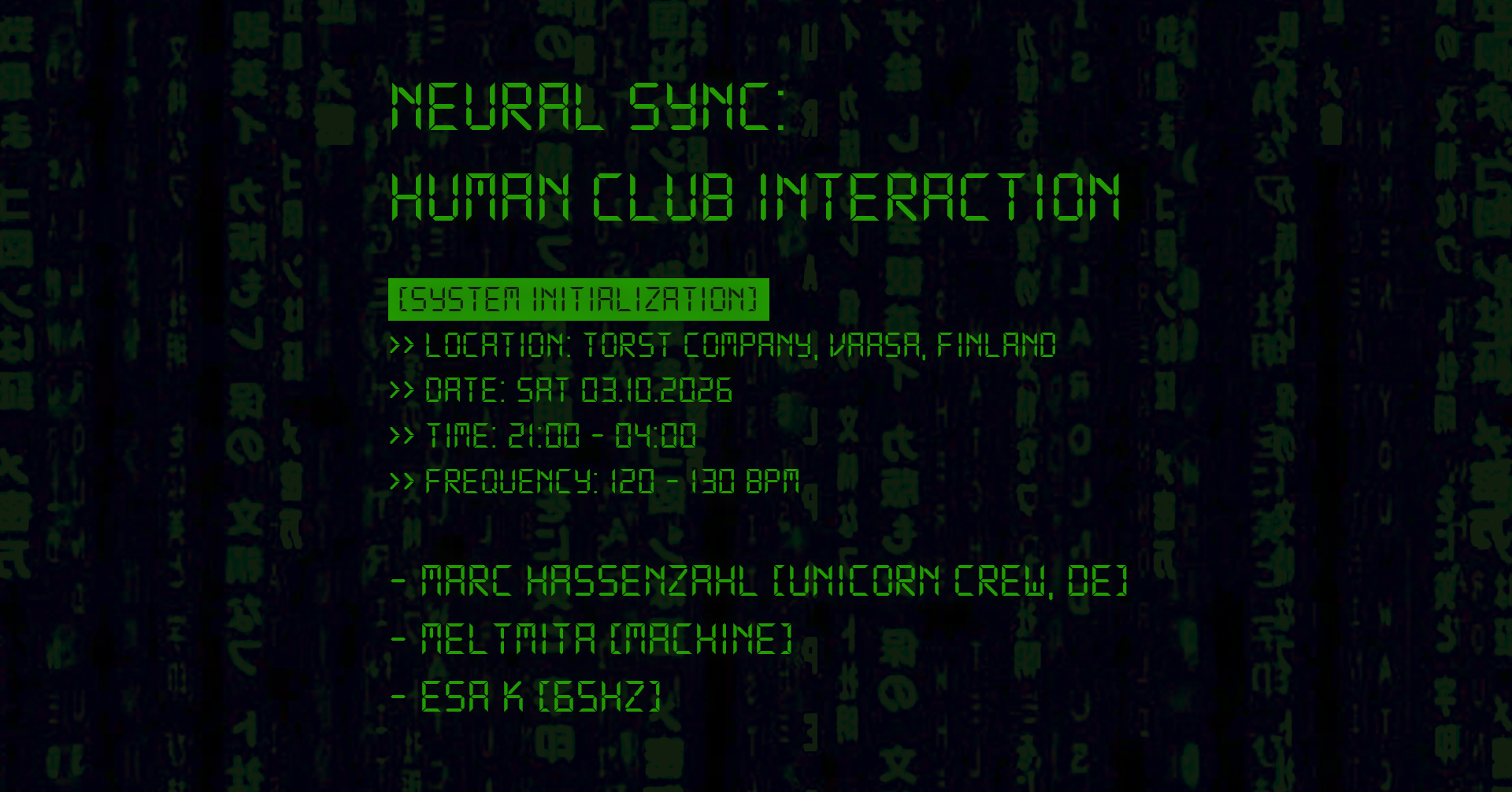 Neural Sync – 3.10.2026